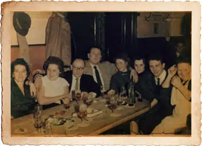 Gründungsstammtisch der KG Verberg, April 1956