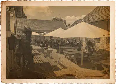 Erstes Vereinslokal der KG Verberg, 1956